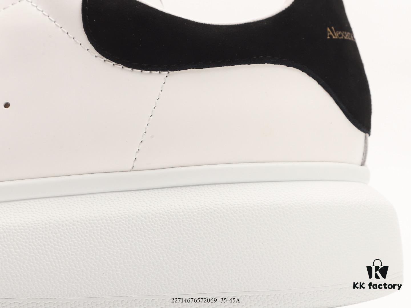 6930e7716e68136f4d9b2ccb Alexander McQueen Italian Luxury Brand Sole Leather Sneakers Low-Top Fashion Chunky Casual White Sneakers