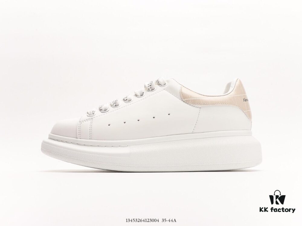 6930e7746e68136f4d9b2cd1 McQueen Sole Leather Sneakers, Low-top Fashion Platform Casual White Shoes