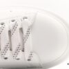 McQueen Sole Leather Sneakers, Low-top Fashion Platform Casual White Shoes
