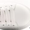 Alexander McQueen Sole Leather Sneakers, Low-top Fashion Platform Casual White Shoes