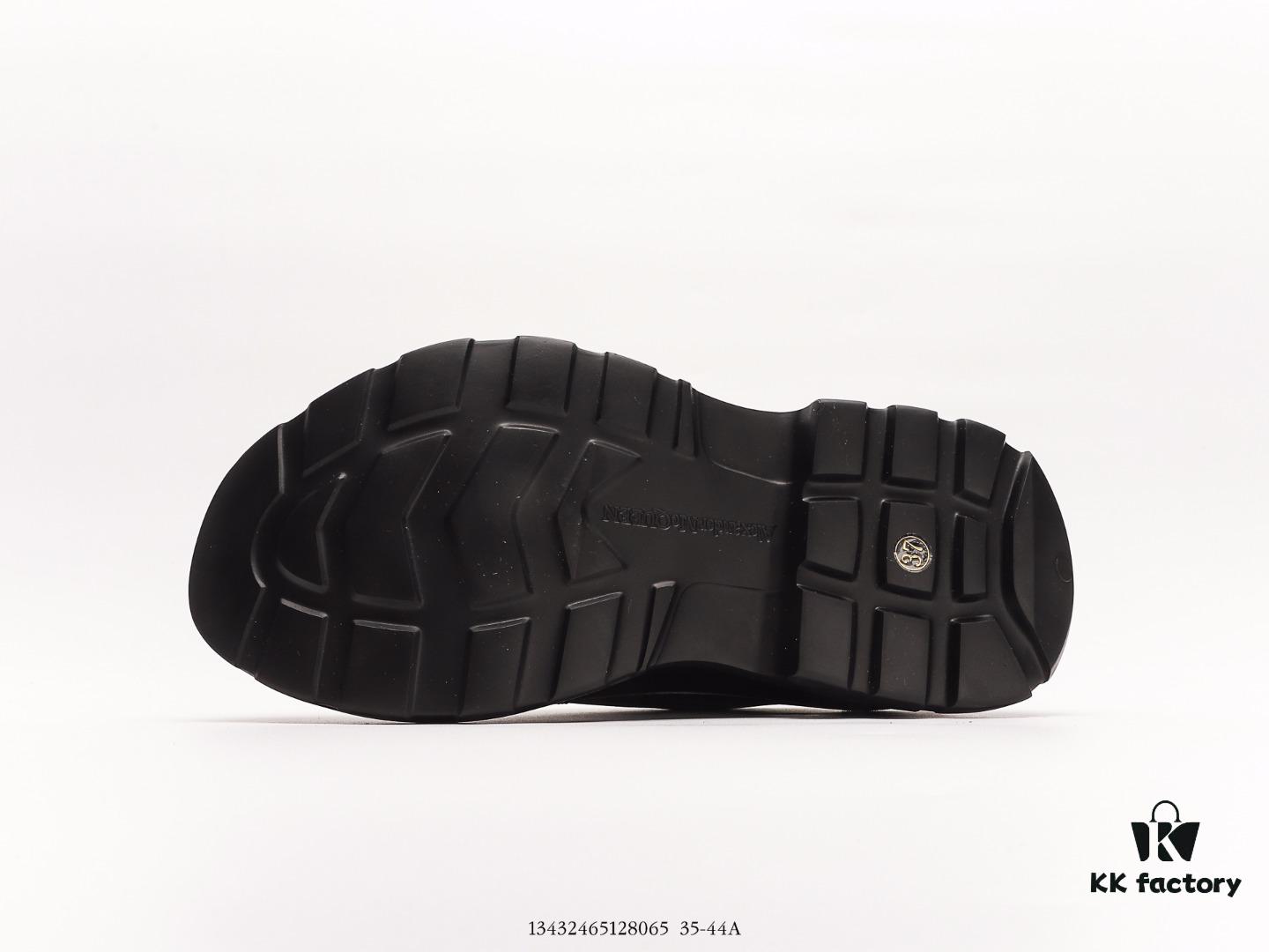 6930e77f6e68136f4d9b2ce5 Alexander McQueen Platform Canvas Shoes 2020 New Arrival Height Increasing Thick Sole Sneakers Official Release Correct Version Full Cowhide Lining Durable Comfortable 5cm Thick Sole