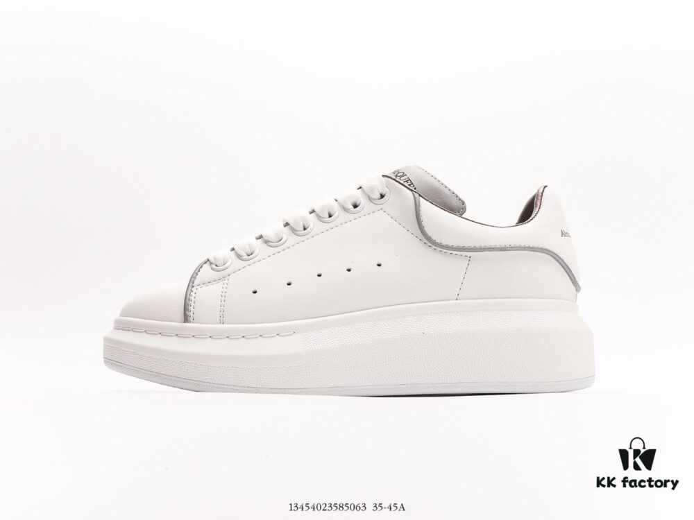 Alexander McQueen Air Cushion Sneaker Low-Top Fashion Thick-Soled Casual White Sports Shoes