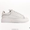 6930e7876e68136f4d9b2cf1 Alexander McQueen Air Cushion Sneaker Low-Top Fashion Thick-Soled Casual White Sports Shoes