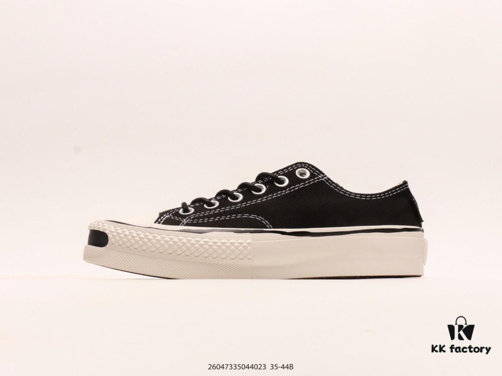 KOJI KAMIYA, Designer of MMY's Sub-label, Presents KAMIYA Vulcanize Low Sneaker – Japanese Emerging Streetwear Brand's Smiley Face Twisted Seam Casual Sports Skateboarding Vulcanized Shoes