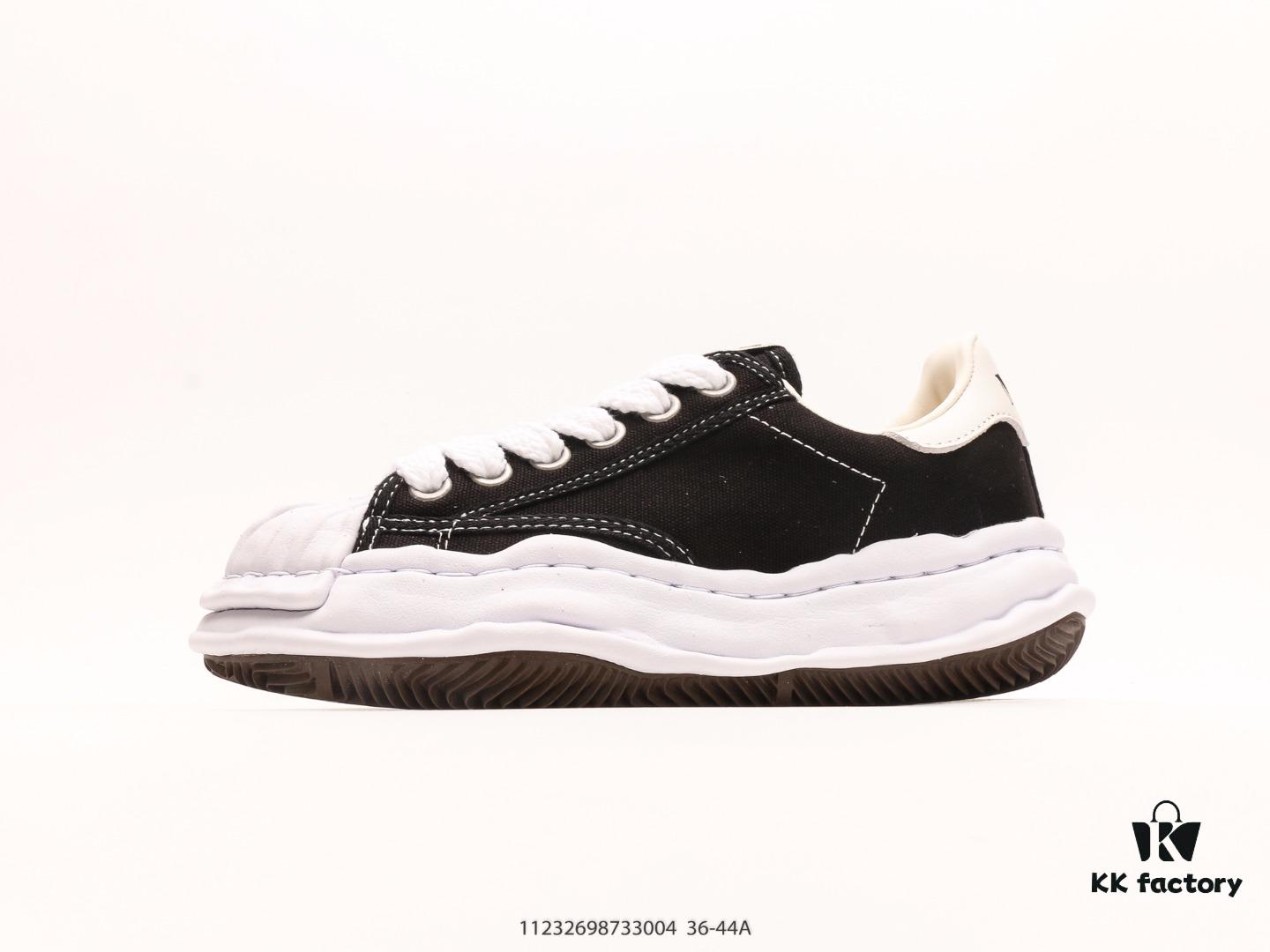 Miyama Yasuhiro Brand MMY Maison MIHARA YASUHIRO Original Sole Canvas Low-Top Casual Shoes with Deformed Ice Cream Sole