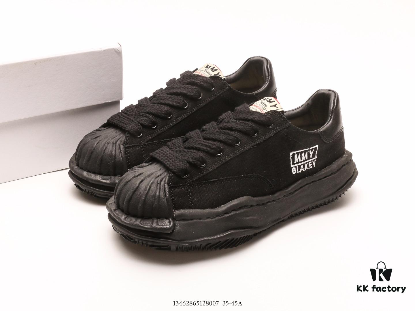 6930e7b26e68136f4d9b2d36 MIHARA YASUHIRO mmy Yashuhiro San Original Sole Blakey Shell Toe Canvas Sneakers Thick Sole Unisex Casual Shoes for Men and Women Couple Style