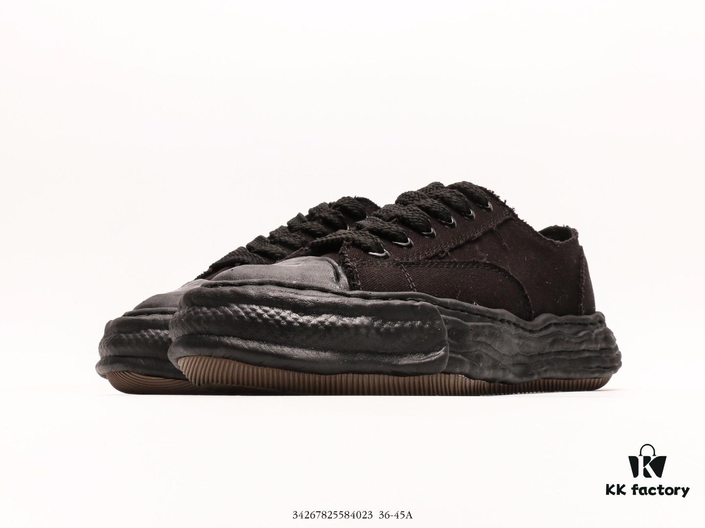 MIHARA YASUHIRO mmy Yamahara Kangyu Dissolving Shoes Blakey Shell-Toe Original Sole Thick-Soled Canvas Skate Shoes Unisex Couple Style