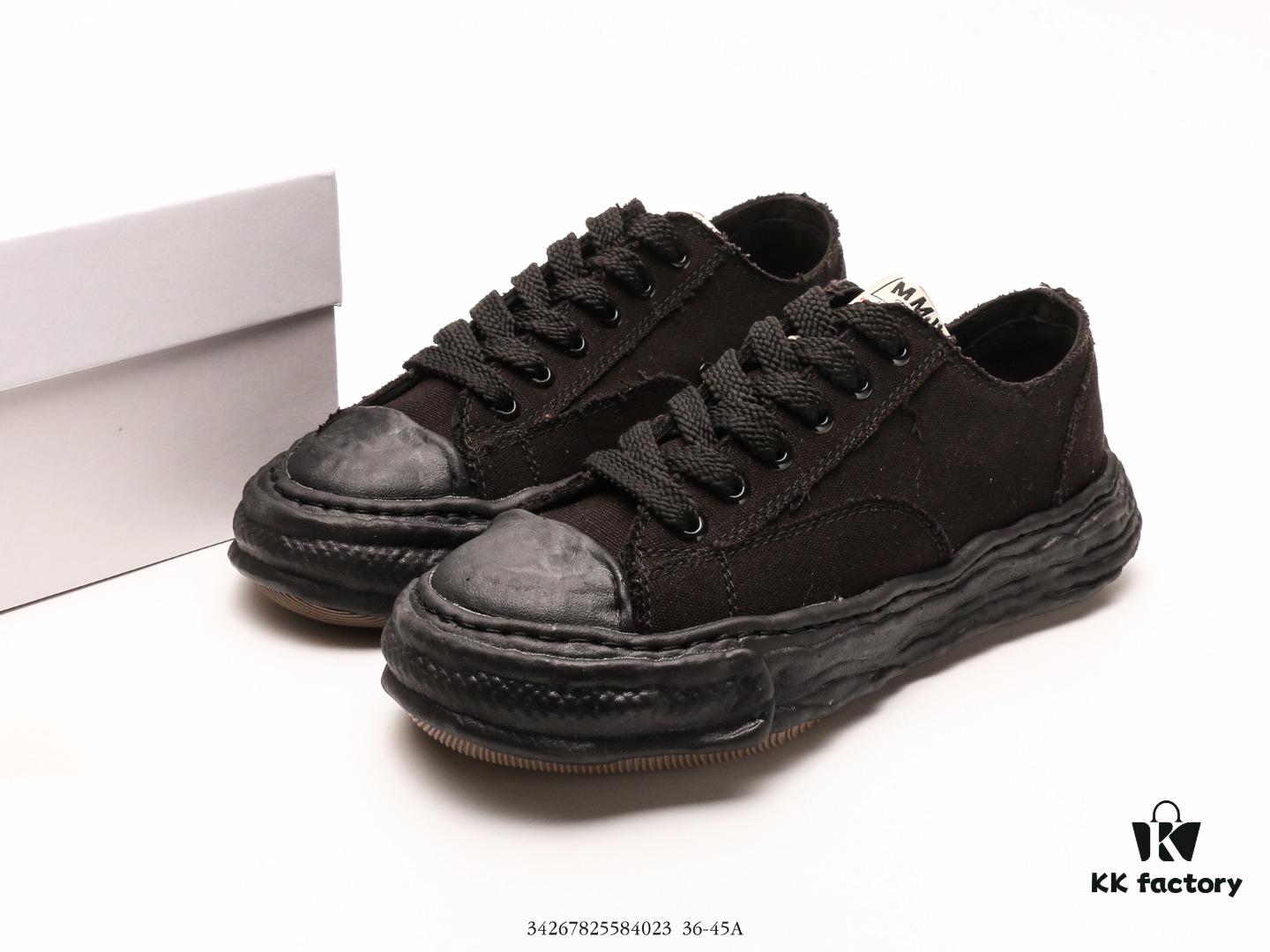 MIHARA YASUHIRO mmy Yamahara Kangyu Dissolving Shoes Blakey Shell-Toe Original Sole Thick-Soled Canvas Skate Shoes Unisex Couple Style