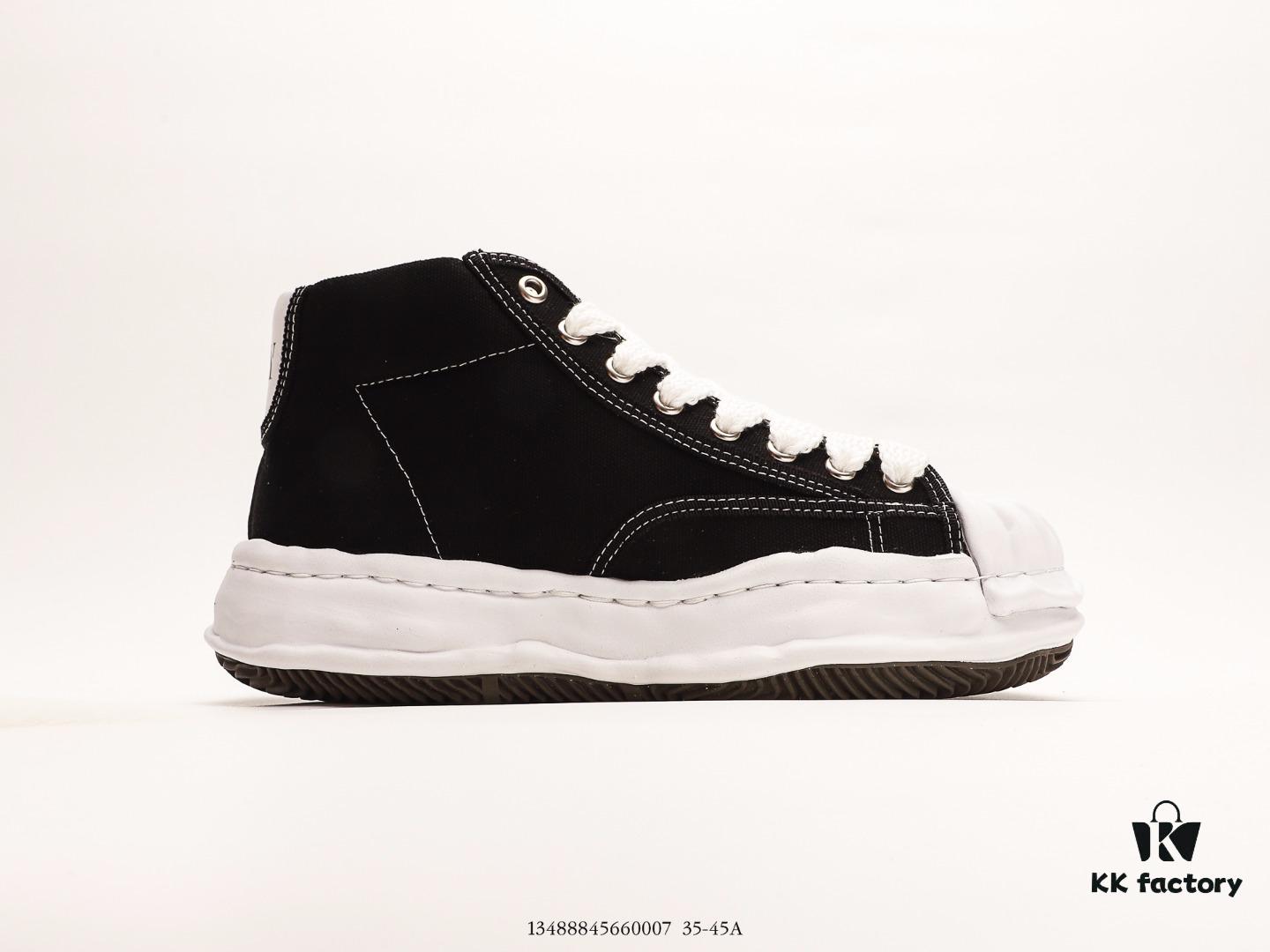 6930e7bd6e68136f4d9b2d4a MMY Maison MIHARA YASUHIRO Wayne Original Sole Leather Low Sneaker - Shell-Toe Inspired Distorted Ice Cream Design, Newly Developed Dual-Molded Single-Phase Foamed EVA Midsole with Ventilation Holes, Integrated Wear-Resistant RB Rubber Outsole, Full-Grain Top Layer Leather Upper