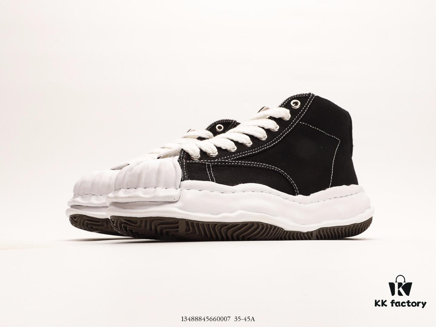 6930e7bf6e68136f4d9b2d4c MMY Maison MIHARA YASUHIRO Wayne Original Sole Leather Low Sneaker - Shell-Toe Inspired Distorted Ice Cream Design, Newly Developed Dual-Molded Single-Phase Foamed EVA Midsole with Ventilation Holes, Integrated Wear-Resistant RB Rubber Outsole, Full-Grain Top Layer Leather Upper