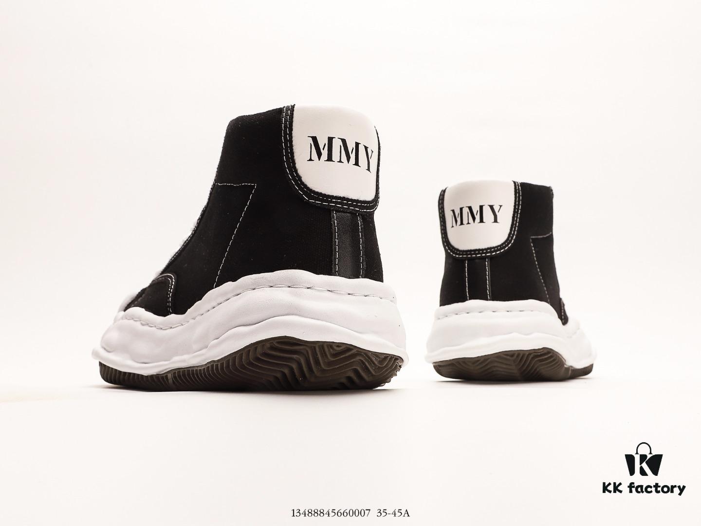 6930e7c16e68136f4d9b2d4e MMY Maison MIHARA YASUHIRO Wayne Original Sole Leather Low Sneaker - Shell-Toe Inspired Distorted Ice Cream Design, Newly Developed Dual-Molded Single-Phase Foamed EVA Midsole with Ventilation Holes, Integrated Wear-Resistant RB Rubber Outsole, Full-Grain Top Layer Leather Upper