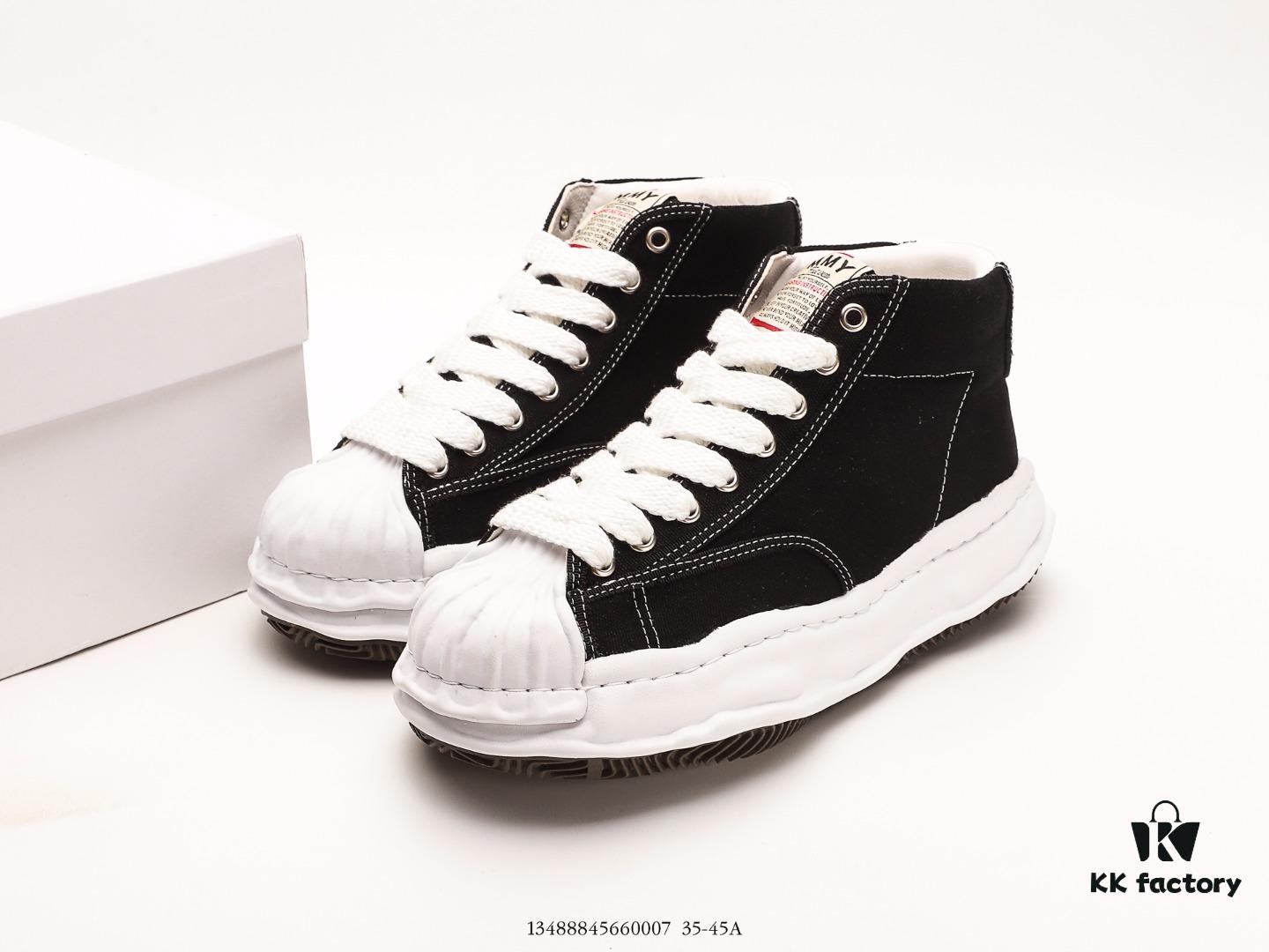 6930e7c26e68136f4d9b2d50 MMY Maison MIHARA YASUHIRO Wayne Original Sole Leather Low Sneaker - Shell-Toe Inspired Distorted Ice Cream Design, Newly Developed Dual-Molded Single-Phase Foamed EVA Midsole with Ventilation Holes, Integrated Wear-Resistant RB Rubber Outsole, Full-Grain Top Layer Leather Upper
