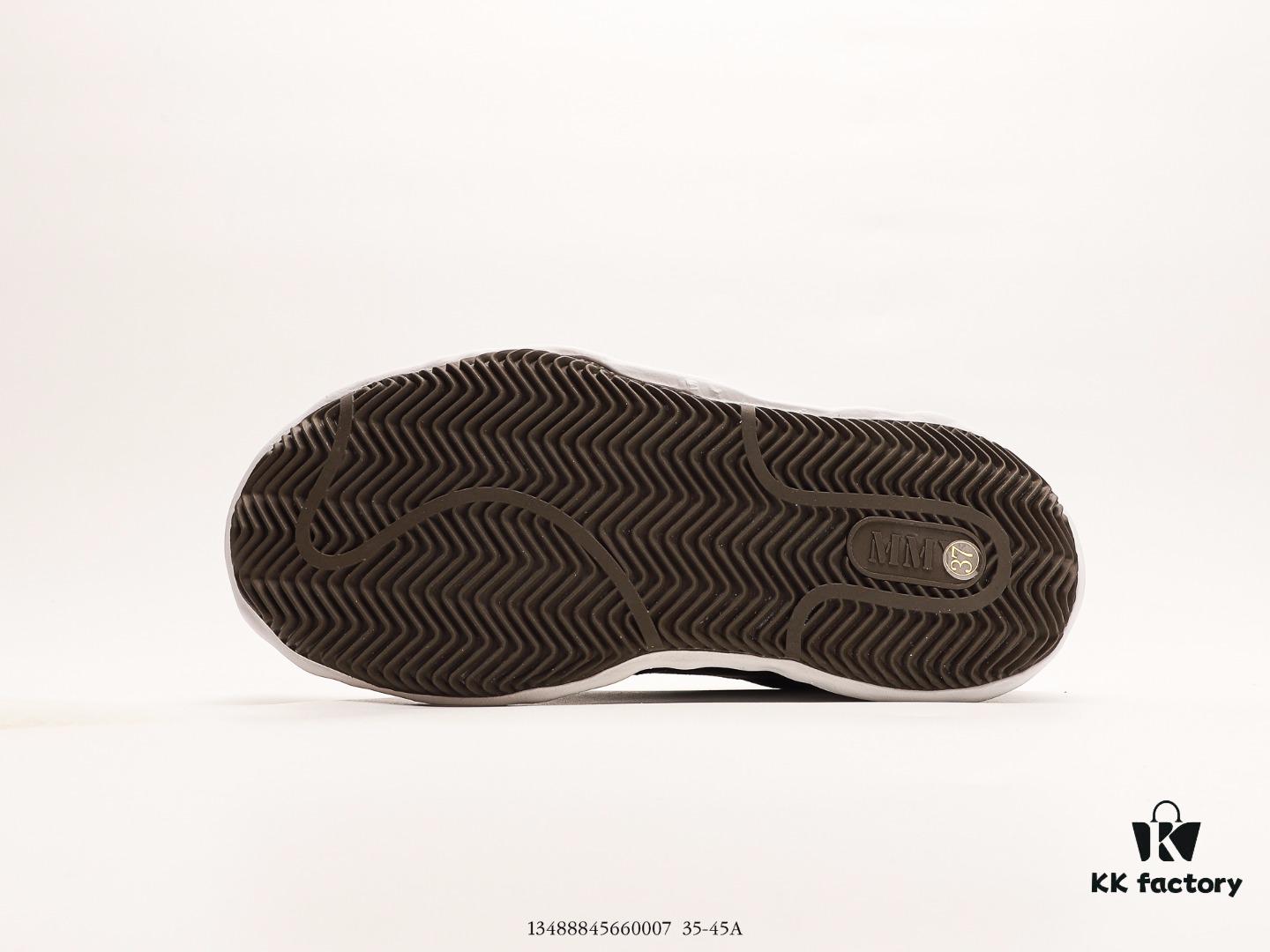 6930e7c76e68136f4d9b2d57 MMY Maison MIHARA YASUHIRO Wayne Original Sole Leather Low Sneaker - Shell-Toe Inspired Distorted Ice Cream Design, Newly Developed Dual-Molded Single-Phase Foamed EVA Midsole with Ventilation Holes, Integrated Wear-Resistant RB Rubber Outsole, Full-Grain Top Layer Leather Upper