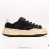 6930e7c86e68136f4d9b2d5b MMYMaison MIHARA YASUHIRO Wayne Original Sole Leather Low Sneaker, Shell-Toe Style Distorted Melting Ice Cream Design, Developed from Original Last and Pattern, Full-Grain Top Grain Leather Upper, Newly Developed Dual-Mold Single-Injection EVA Midsole with Ventilation Holes, Integrated Durable Rubber Outsole
