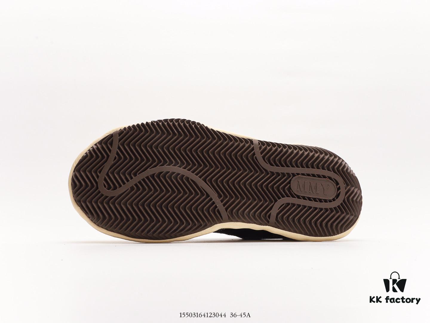 6930e7cb6e68136f4d9b2d5e MMYMaison MIHARA YASUHIRO Wayne Original Sole Leather Low Sneaker, Shell-Toe Style Distorted Melting Ice Cream Design, Developed from Original Last and Pattern, Full-Grain Top Grain Leather Upper, Newly Developed Dual-Mold Single-Injection EVA Midsole with Ventilation Holes, Integrated Durable Rubber Outsole