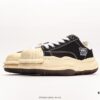 6930e7cb6e68136f4d9b2d5f MMYMaison MIHARA YASUHIRO Wayne Original Sole Leather Low Sneaker, Shell-Toe Style Distorted Melting Ice Cream Design, Developed from Original Last and Pattern, Full-Grain Top Grain Leather Upper, Newly Developed Dual-Mold Single-Injection EVA Midsole with Ventilation Holes, Integrated Durable Rubber Outsole