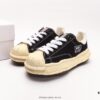 6930e7cd6e68136f4d9b2d62 MMYMaison MIHARA YASUHIRO Wayne Original Sole Leather Low Sneaker, Shell-Toe Style Distorted Melting Ice Cream Design, Developed from Original Last and Pattern, Full-Grain Top Grain Leather Upper, Newly Developed Dual-Mold Single-Injection EVA Midsole with Ventilation Holes, Integrated Durable Rubber Outsole