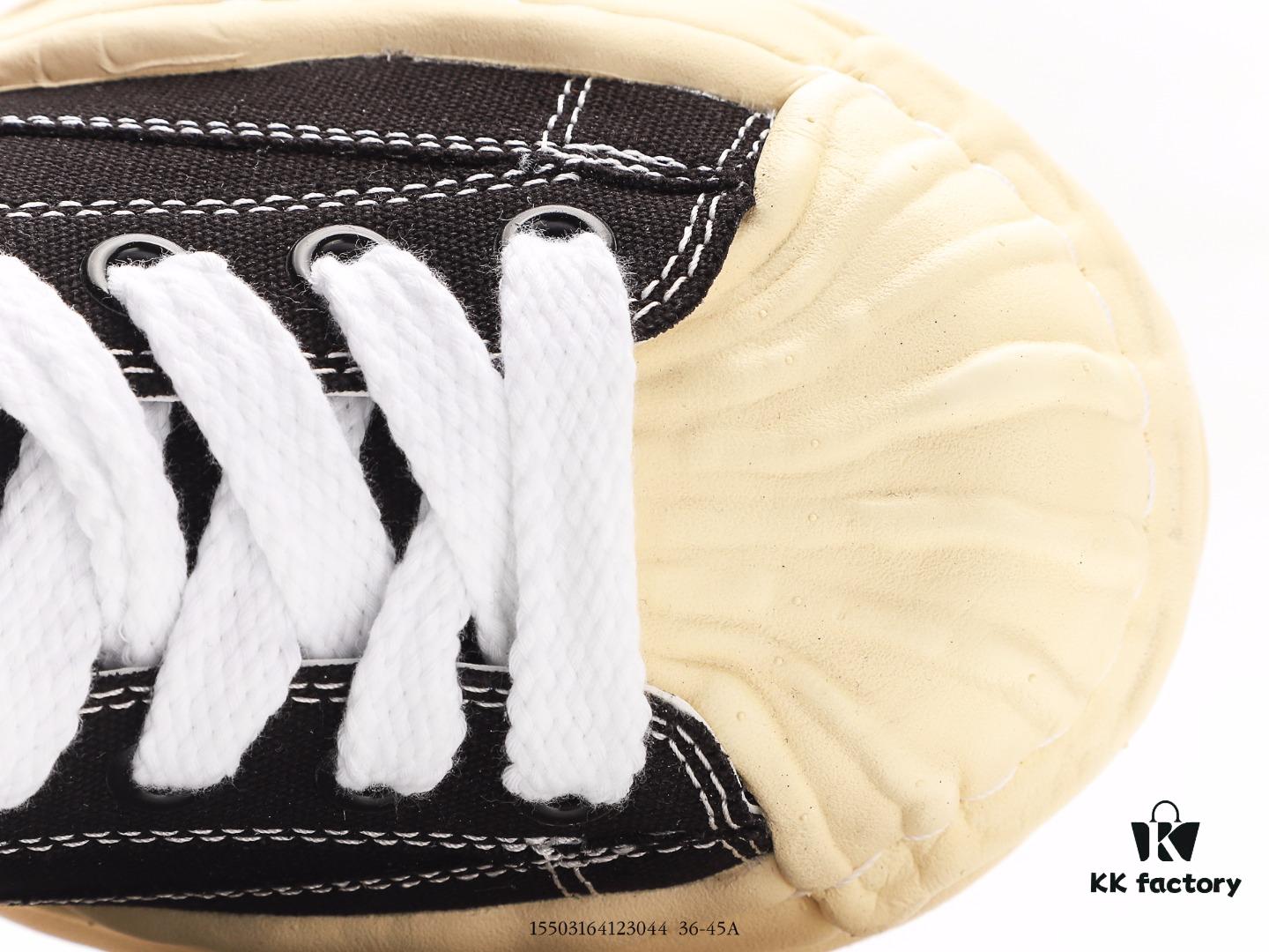 6930e7cf6e68136f4d9b2d66 MMYMaison MIHARA YASUHIRO Wayne Original Sole Leather Low Sneaker, Shell-Toe Style Distorted Melting Ice Cream Design, Developed from Original Last and Pattern, Full-Grain Top Grain Leather Upper, Newly Developed Dual-Mold Single-Injection EVA Midsole with Ventilation Holes, Integrated Durable Rubber Outsole