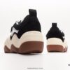 XKEYOAY Fashion Brand Maison MIHARA YASUHIRO Wayne Original Sole Leather Low Sneaker with Deformed Wavy Outsole, Versatile Casual Sports Skate Shoe