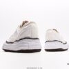 Miyama Maison MIHARA YASUHIRO Original Sole Canvas Low-Top Sneakers with Canvas and Leather Patchwork, Distorted Ice Cream Sole Casual Shoes