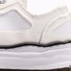 Miyama Maison MIHARA YASUHIRO Original Sole Canvas Low-Top Sneakers with Canvas and Leather Patchwork, Distorted Ice Cream Sole Casual Shoes