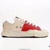6930e7e26e68136f4d9b2d7f Miyamihara Yasuhiro Brand MMY Maison MIHARA YASUHIRO Original Sole Canvas Low-Top Sneakers with Canvas and Leather Patchwork, Distorted Ice Cream Sole, Casual Versatile Low-Rise Shoes