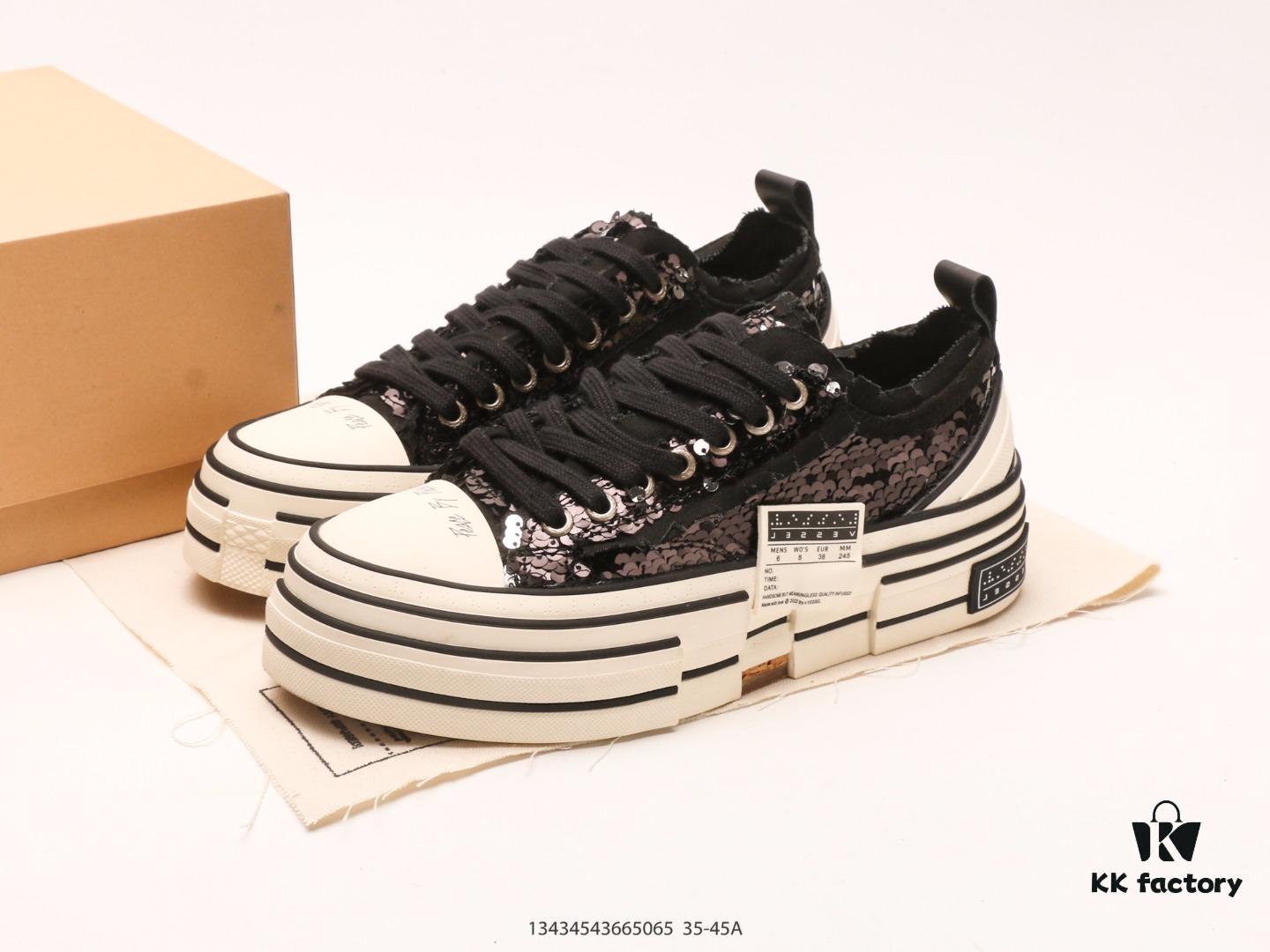 6930e7f86e68136f4d9b2da1 xVESSEL G.O.P. High Paisley Ddropping Deconstructed Overlapping Platform Cork Low-Top Versatile Height-Increasing Canvas Vulcanized Sneakers by Wu Jianhao's Personal Avant-Garde Brand