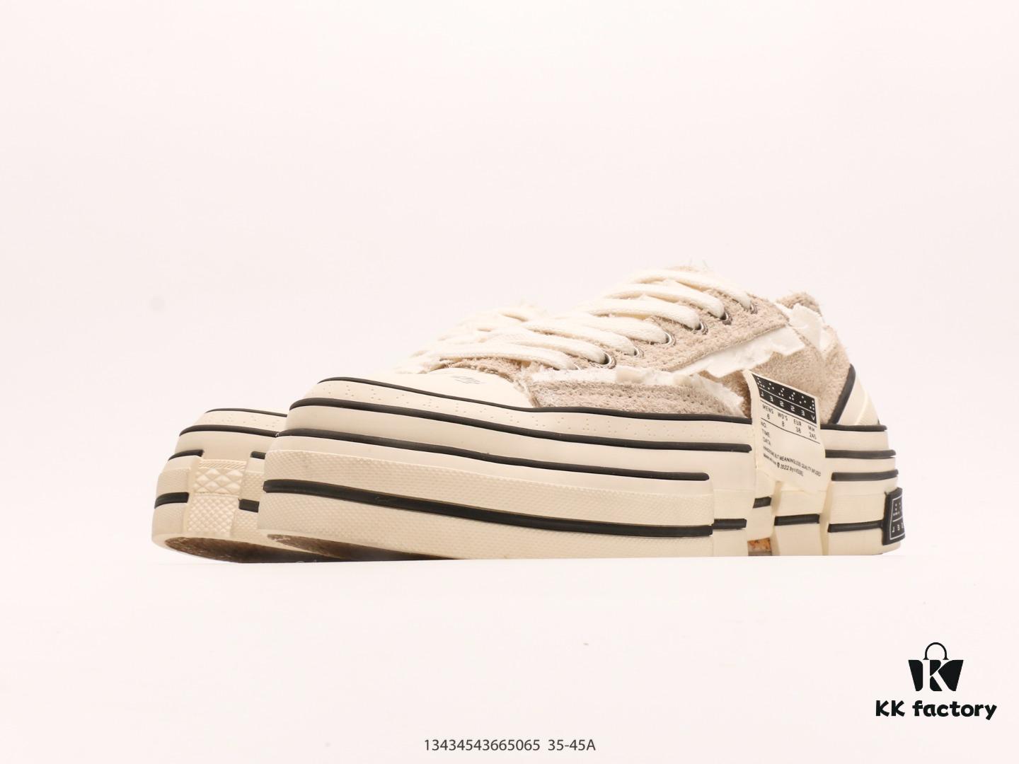 6930e7fc6e68136f4d9b2da5 xVESSEL G.O.P. High Paisley Ddropping Deconstructed Overlapping Platform Cork Low-Top Versatile Elevating Canvas Vulcanized Sneakers