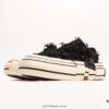 6930e8126e68136f4d9b2dbf Wu Jianhao's Personal Avant-garde Brand xVESSEL G.O.P. Low Unisex Canvas Vulcanized Sneakers with Deconstructed Layered Cork Thick Sole for Height Increase