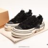 6930e8156e68136f4d9b2dc5 Wu Jianhao's Personal Avant-garde Brand xVESSEL G.O.P. Low Unisex Canvas Vulcanized Sneakers with Deconstructed Layered Cork Thick Sole for Height Increase