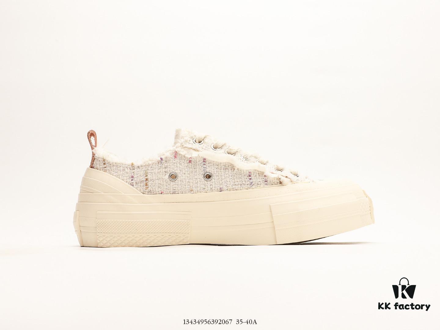 6930e81d6e68136f4d9b2dd0 xVESSEL G.O.P. Low Unisex Deconstructed Overlapping Platform Cork Low-Top Canvas Vulcanized Sneakers by Van Ness Wu's Personal Avant-Garde Brand