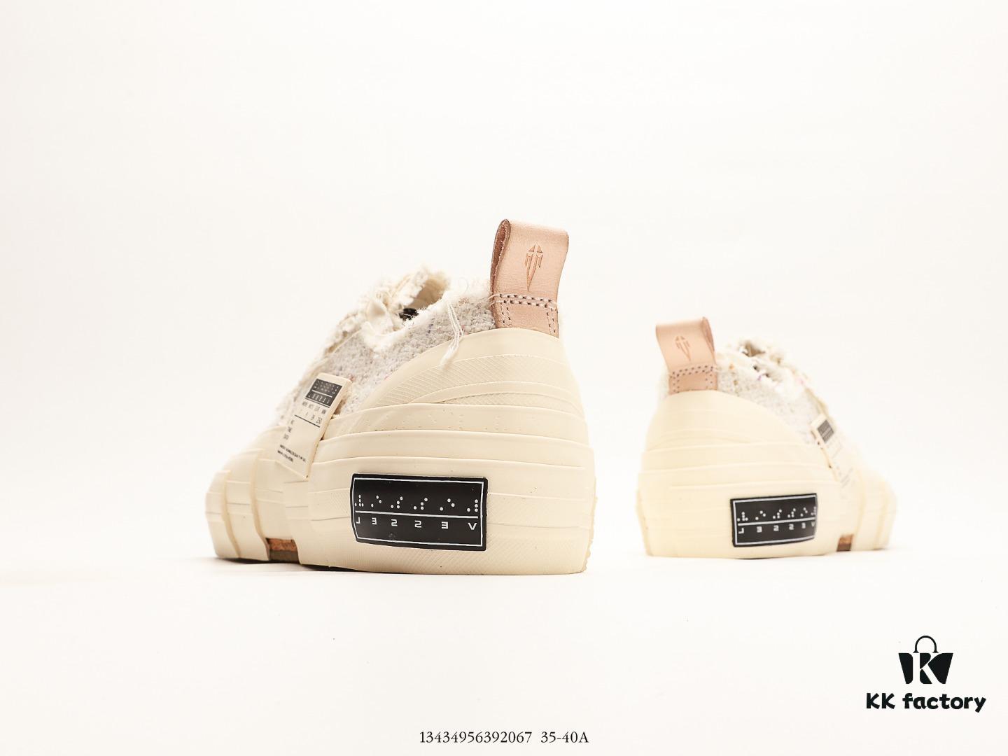 6930e81f6e68136f4d9b2dd4 xVESSEL G.O.P. Low Unisex Deconstructed Overlapping Platform Cork Low-Top Canvas Vulcanized Sneakers by Van Ness Wu's Personal Avant-Garde Brand