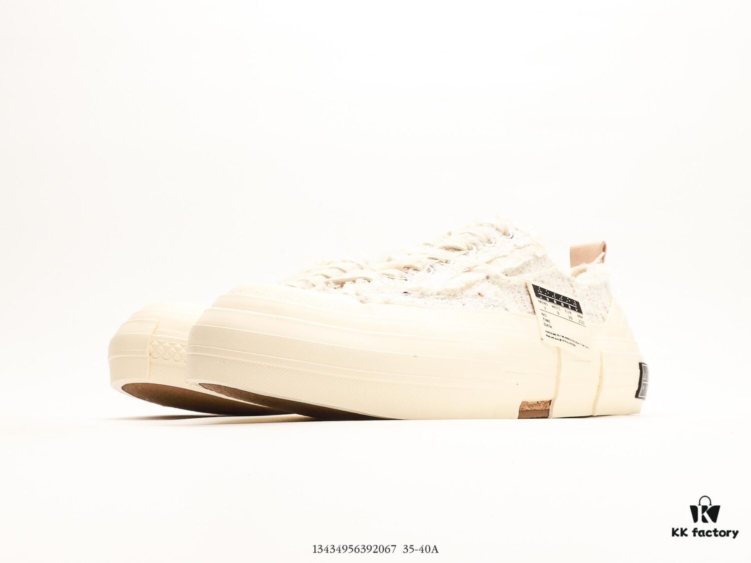 6930e8206e68136f4d9b2dd5 xVESSEL G.O.P. Low Unisex Deconstructed Overlapping Platform Cork Low-Top Canvas Vulcanized Sneakers by Van Ness Wu's Personal Avant-Garde Brand