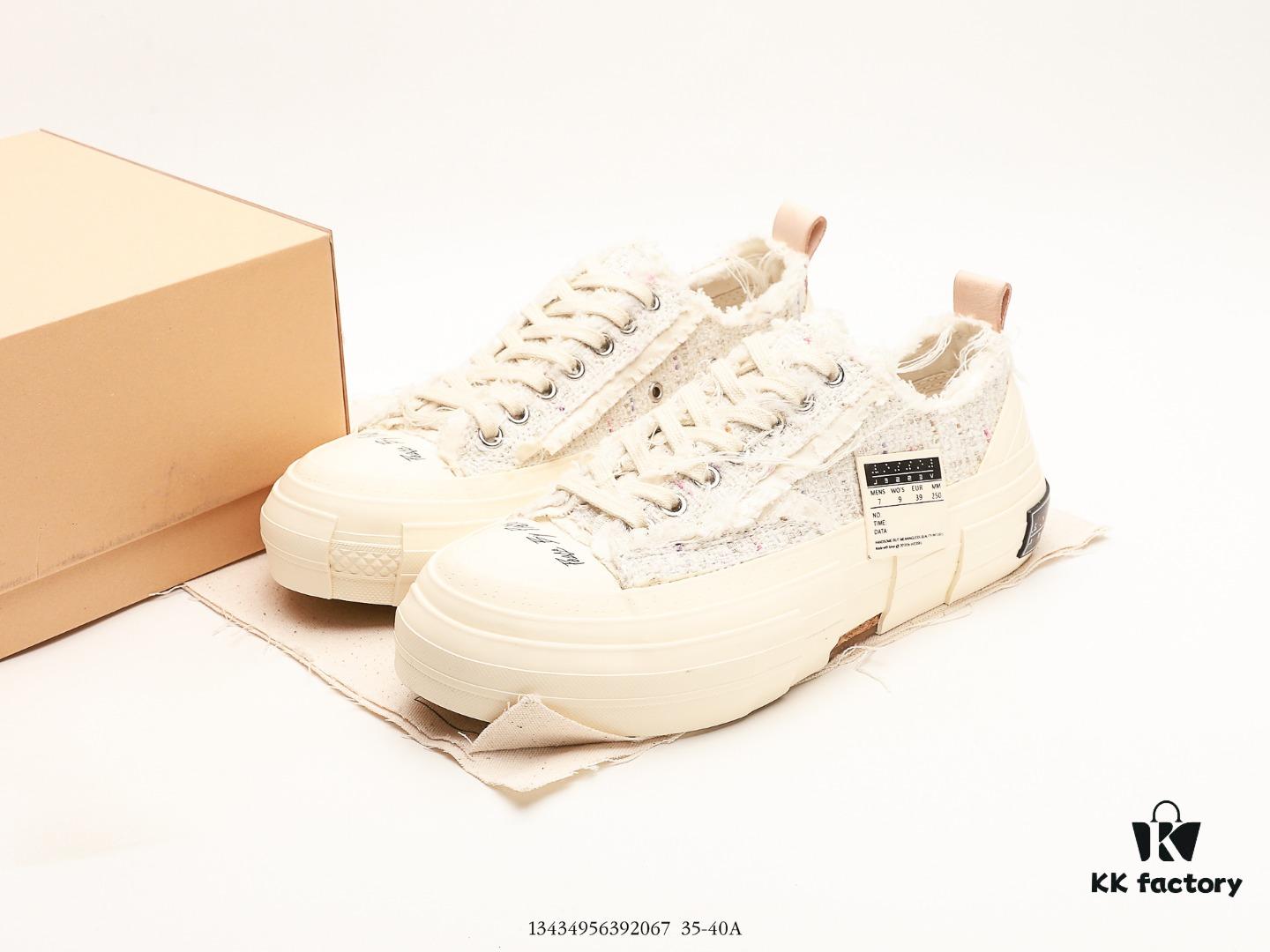6930e8216e68136f4d9b2dd8 xVESSEL G.O.P. Low Unisex Deconstructed Overlapping Platform Cork Low-Top Canvas Vulcanized Sneakers by Van Ness Wu's Personal Avant-Garde Brand