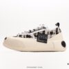 6930e8266e68136f4d9b2ddf xVESSEL G.O.P. 2.0 MARSHMALLOW Lows, Deconstructed Overlapping Platform Cork Low-Top Canvas Vulcanized Sneakers from WU JIANHAO's Fashion Label