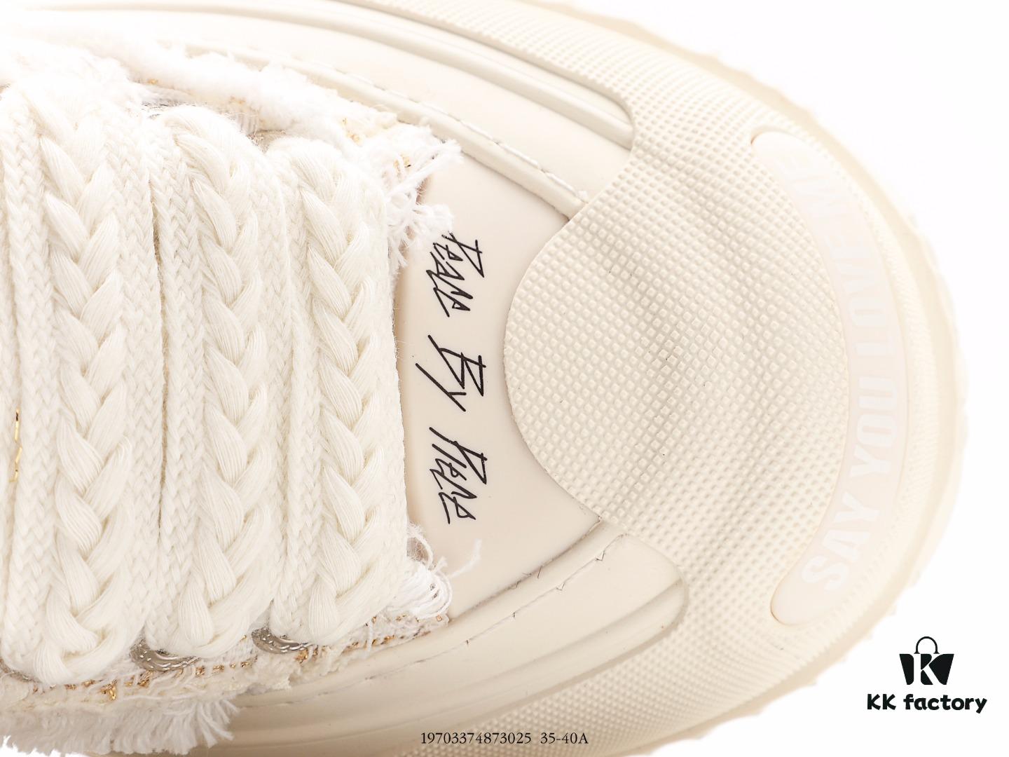 6930e8266e68136f4d9b2de0 Wu Jianhao's Personal Avant-garde Brand xVESSEL G.O.P. Low Unisex Canvas Sneakers with Deconstructed Overlapping Cork Thick Sole and Vulcanized Flat Shoe Design