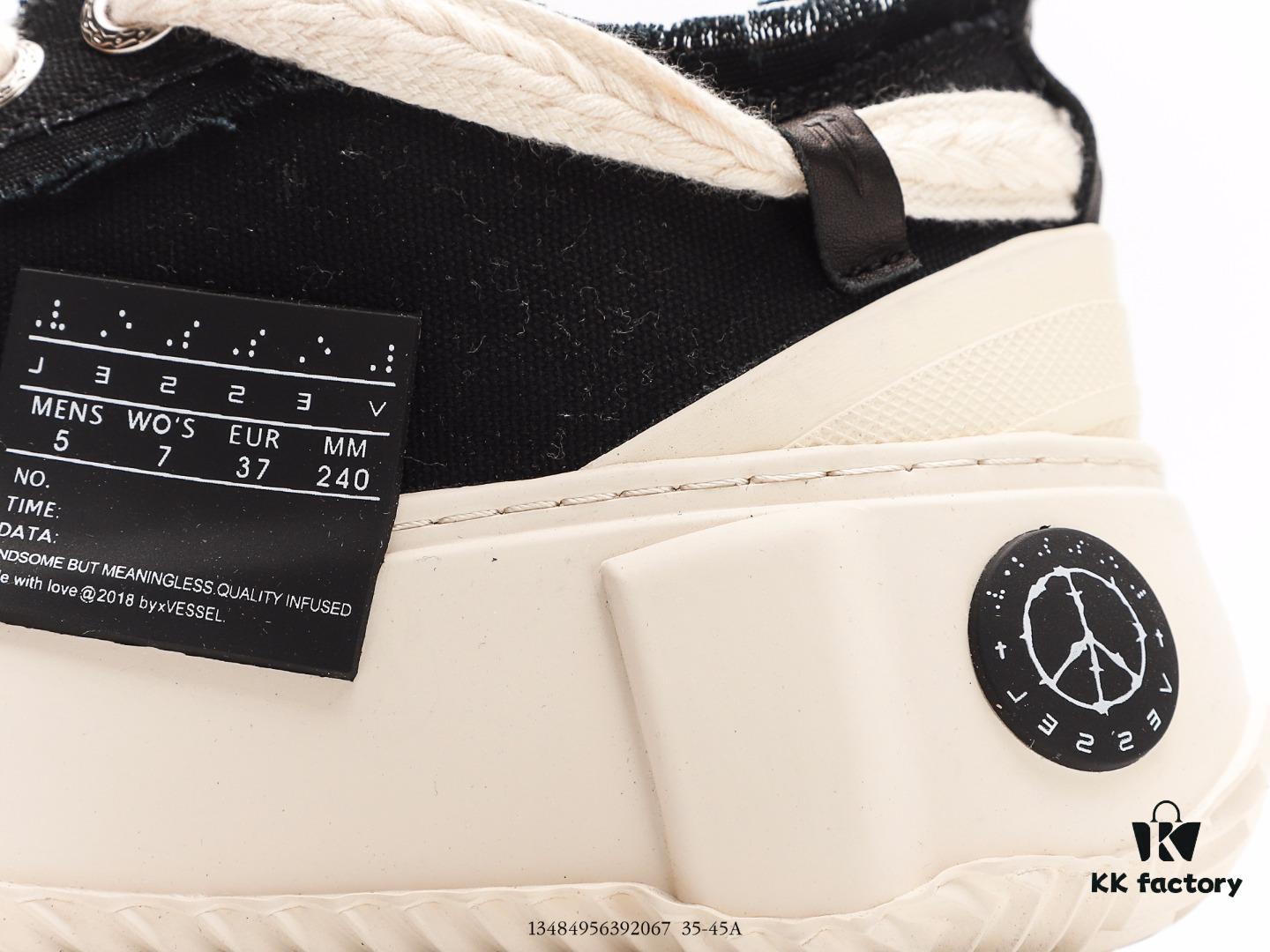 6930e8306e68136f4d9b2df1 xVESSEL G.O.P Mule Slip-On Deconstructed Chunky Sole Cork Elevated Casual Low-Top Sneakers