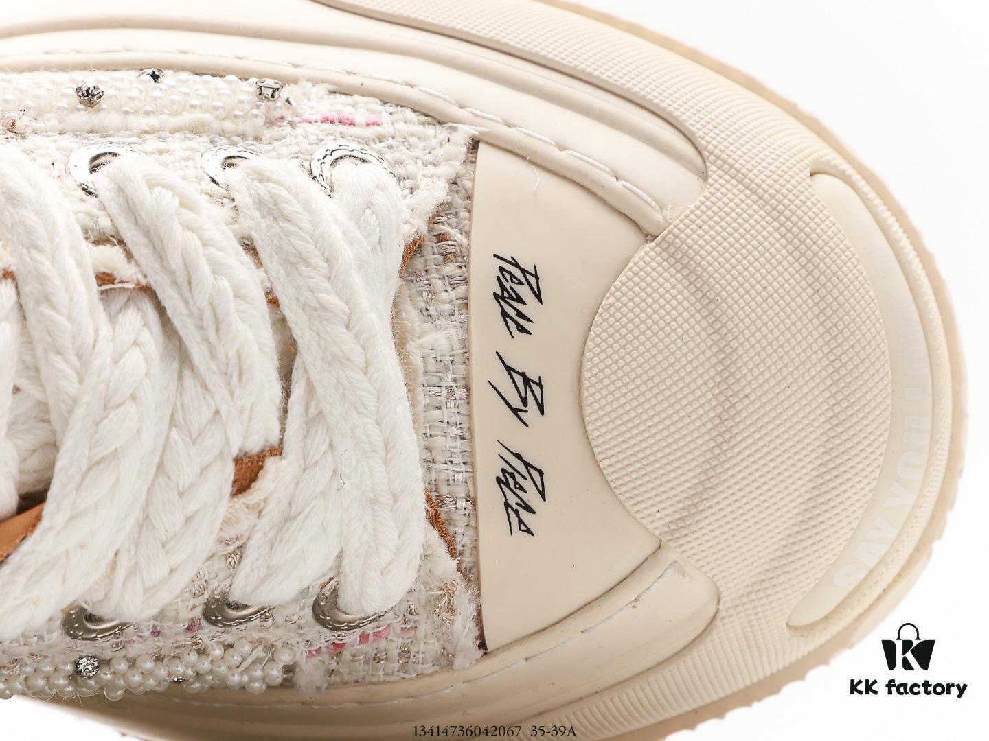 6930e8356e68136f4d9b2dfa Wu Jianhao 2.0 - SMILENCE Hidden Edition! xVESSEL G.O.P. 2.0 MARSHMALLOW Lows 'Peace by Piece' Deconstructed Overlaid Platform Canvas Vulcanized Shoes