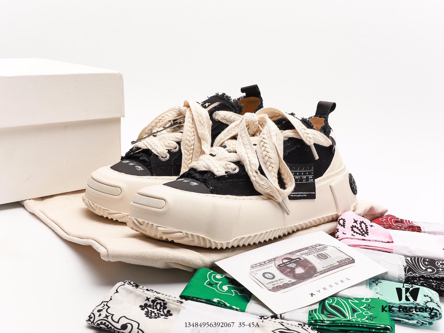 6930e8376e68136f4d9b2dfb xVESSEL G.O.P Mule Slip-On Deconstructed Chunky Sole Cork Elevated Casual Low-Top Sneakers