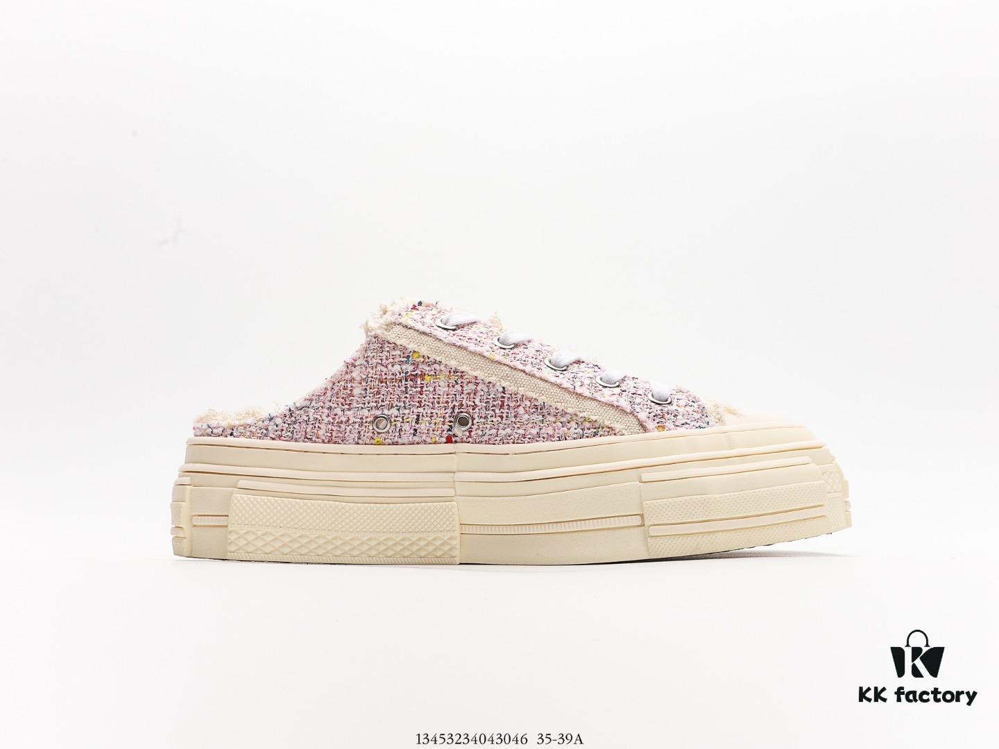 6930e8376e68136f4d9b2e00 XVESSEL G.O.P. Low Unisex Deconstructed Overlapping Platform Canvas Vulcanized Shoes with Cork Insole - Handcrafted Multi-layer Collar, Aged Tassel Design, 12oz Durable Canvas Fabric