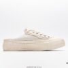 6930e8416e68136f4d9b2e0f xVESSEL G.O.P. Low Unisex Deconstructed Overlapping Platform Cork Insole Canvas Vulcanized Sneakers by Wu Jianhao's Personal Brand