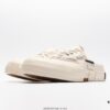 6930e8426e68136f4d9b2e11 xVESSEL G.O.P. Low Unisex Deconstructed Overlapping Platform Cork Insole Canvas Vulcanized Sneakers by Wu Jianhao's Personal Brand