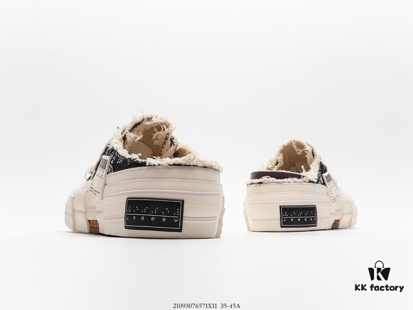 6930e8496e68136f4d9b2e1c xVESSEL G.O.P. Low Unisex Canvas Sneakers with Cork Insole – Handcrafted Vulcanized Shoes Featuring Gradient Color-Changing Effect, Tassel Design, and NFC Anti-Counterfeit Verification