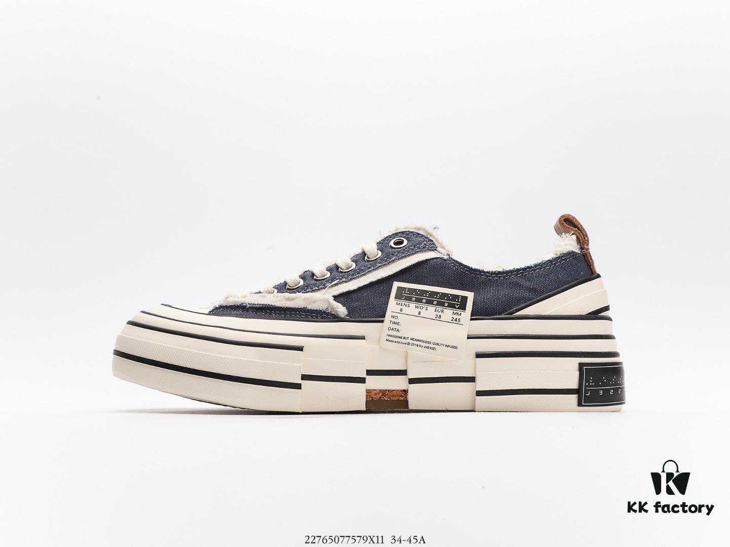 6930e8496e68136f4d9b2e1d xVESSEL G.O.P. Low Unisex Deconstructed Overlapping Platform Cork Low-Top Canvas Vulcanized Shoes by Van Ness Wu's Personal Avant-Garde Brand – Stylish Height-Increasing Sneakers with NFC Anti-Counterfeit Tag, Gradient Effect Original Packaging, Upgraded Thick Cork Insole, Handcrafted Multi-Layer Strip Vulcanization Technique, 12-Ounce Durable Comfortable Canvas Fabric, Tassel Distressed Vintage Effect