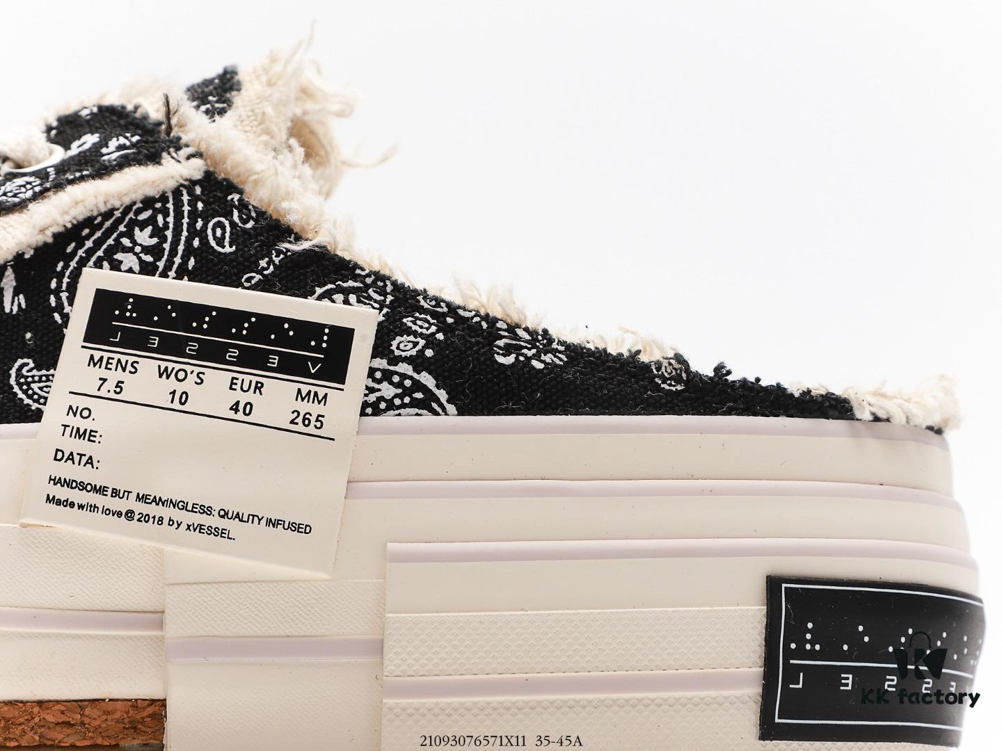 6930e84a6e68136f4d9b2e1f xVESSEL G.O.P. Low Unisex Canvas Sneakers with Cork Insole – Handcrafted Vulcanized Shoes Featuring Gradient Color-Changing Effect, Tassel Design, and NFC Anti-Counterfeit Verification