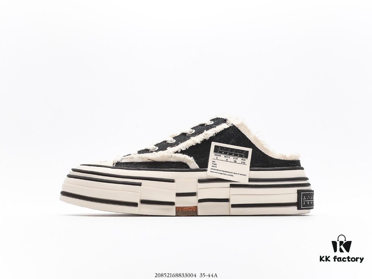 6930e86e6e68136f4d9b2e55 Glow-in-the-Dark Wu Jianhao x VESSEL G.O.P. Low Cutout Platform Cork Low-Top Canvas Vulcanized Sneakers