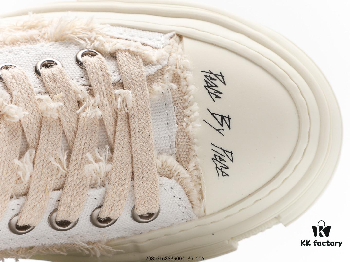 6930e8706e68136f4d9b2e57 Wu Jianhao x VESSEL G.O.P. Low Unisex Canvas Vulcanized Sneakers with Cork Sole – Deconstructed Layered Design, Elevated Comfort, Handcrafted Vulcanized Edge Binding, Gradient Finish, 12-Ounce Durable Canvas with Tassel Accents