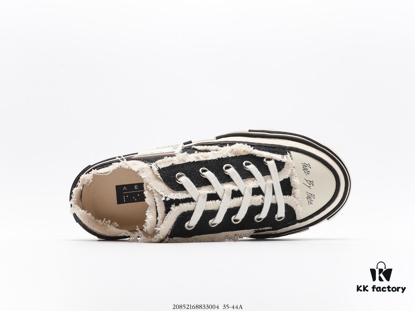 6930e8726e68136f4d9b2e59 Glow-in-the-Dark Wu Jianhao x VESSEL G.O.P. Low Cutout Platform Cork Low-Top Canvas Vulcanized Sneakers