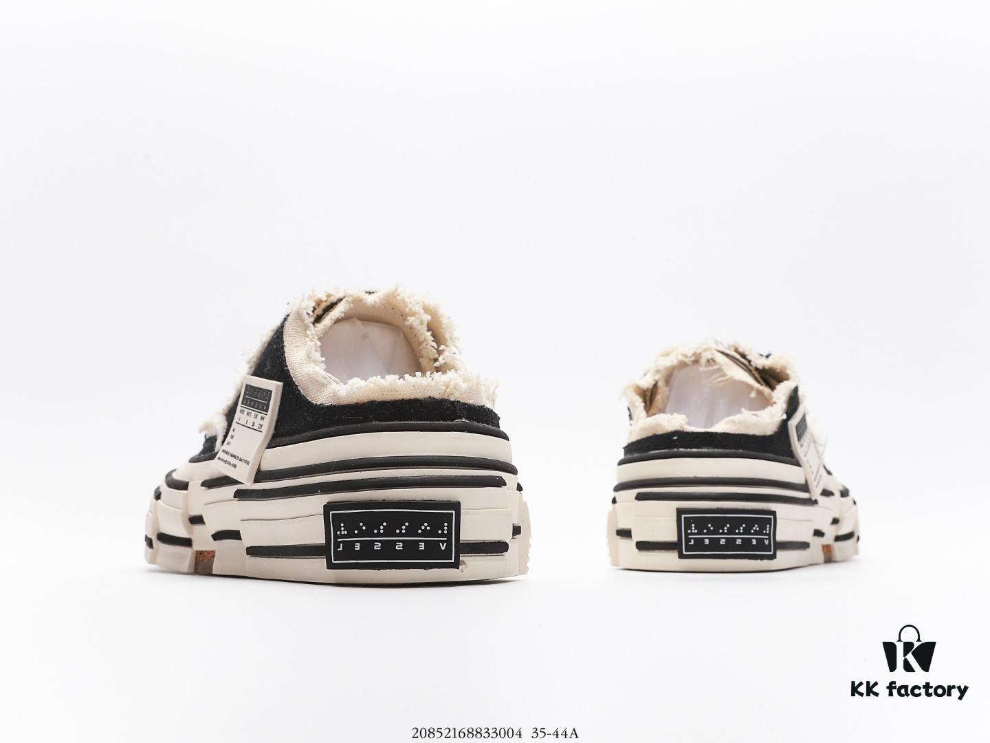 6930e8746e68136f4d9b2e5b Glow-in-the-Dark Wu Jianhao x VESSEL G.O.P. Low Cutout Platform Cork Low-Top Canvas Vulcanized Sneakers