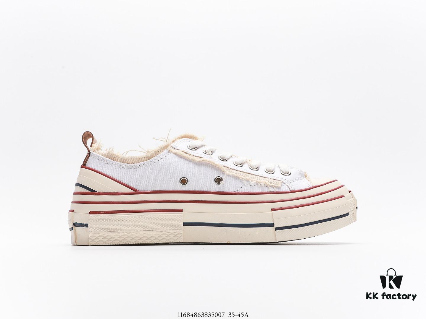 6930e8766e68136f4d9b2e60 High-End Version WU JIANHAO x VESSEL G.O.P. Low Cut Reconstructed Overlapping Platform Cork Low-Top Canvas Vulcanized Casual Elevating Sneakers